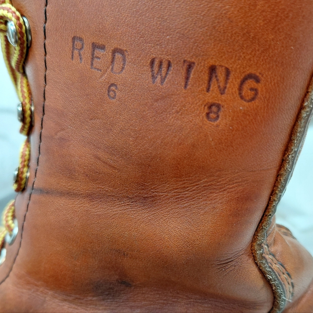 Vintage Womens Red Wing Irish Setter Classic Work / Hunting Boots SIZE 6.5C Wide - Picture 7 of 15
